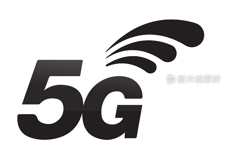 5th generation mobile network logotype. isolated vector 5G icon. high speed connection wireless systems sign. telecommunications standard of faster Internet connection